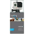 thumbnail image 2 of GoPro HD Hero3+ Hero 3+ Silver Edition (CHDHN302) with 32GB MicroSD, (2) Battery, Charger, European Adapter, Action Grip Handle, Case, HDMI Cable, Floating Strap, Tripod Adapter Mount, Cleaning Kit, 2 of 7