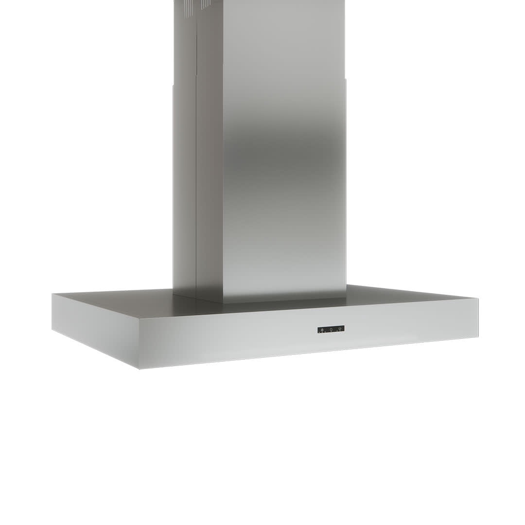 Miseno MH10836AS 600 CFM 36" Island Range Hood with LED Controls;Stainless Steel
