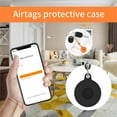 thumbnail image 2 of ziyahi Tracker Case Silicone Cover Protector Anti-lost Portable Keychain Replacement for iOS AirTag, Black, 2 of 7