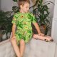 thumbnail image 4 of Balery Green Avocado Conjunto de Pijama Infantil de Manga Corta con Estampado – Ropa de Dormir de Algodón Suave-X-Large, 4 of 6