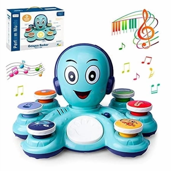 Baby Musical Toys Learning Toys for Toddlers, Octopus Music Toys, Preschooler Musical Educational Instruments Toy for Baby, Birthday Toys Gifts for Girls Boys