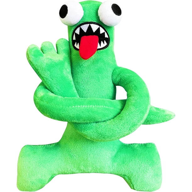 Xishao Rainbow Friends - Peluche de Rainbow Friends, Peluche Suave y Lindo, el Mejor Regalo para niños y niñas para Halloween, Acción de Gracias y Amantes de los Juegos (Verde) Todo verde Todo verde Xishao Juguetes