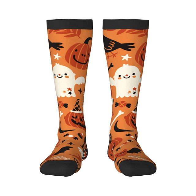 Balery Halloween 2 Calcetines novedosos Calcetines deportivos Calcetines hasta la rodilla Calcetines de algodón Calcetines originales y geniales