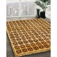 thumbnail image 2 of Ahgly Company Indoor Square Abstract Yellow Oriental Area Rugs, 8' Square, 2 of 6