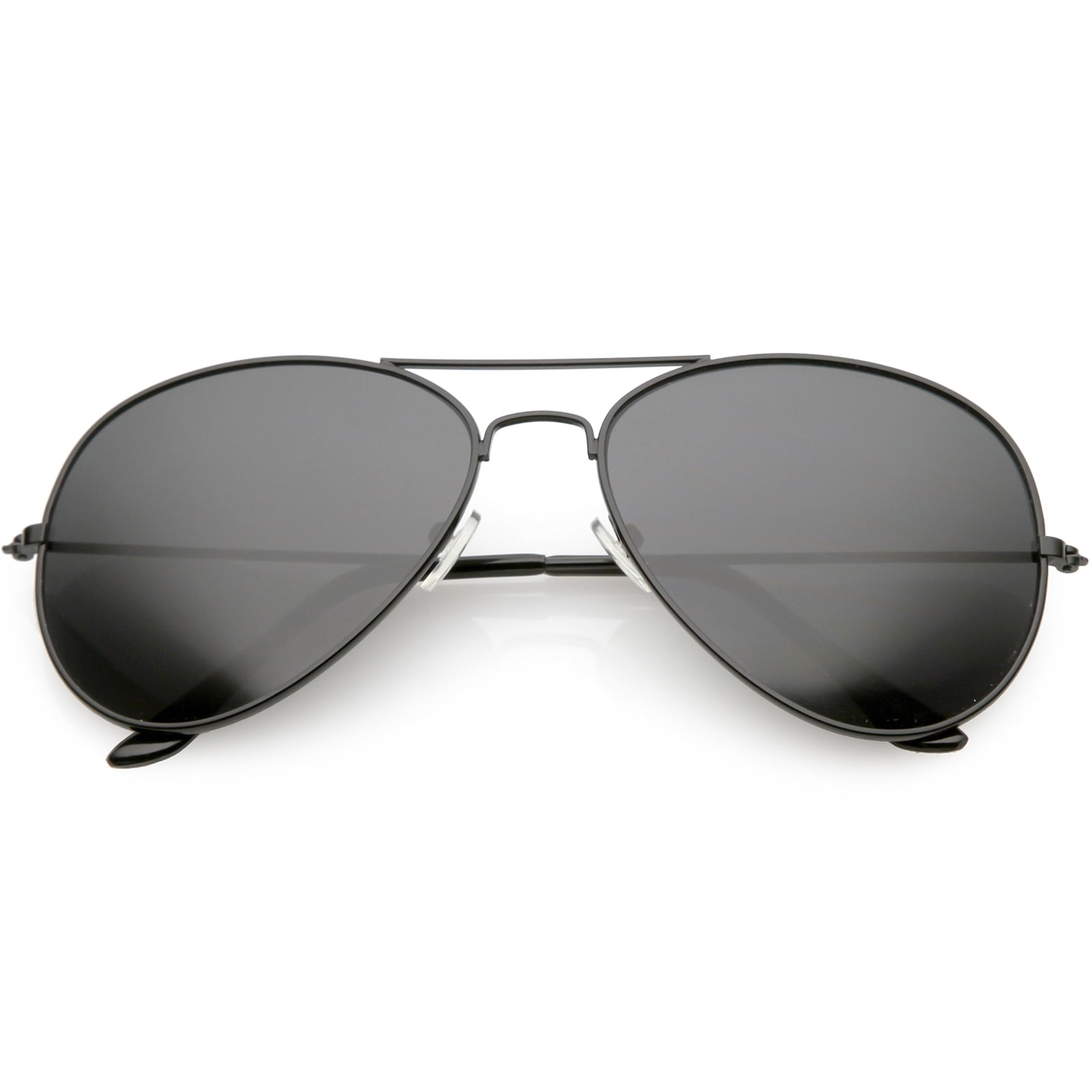 Oversize Large Aviator Sunglasses Metal Frame Crossbar Thin Arms 60mm ...