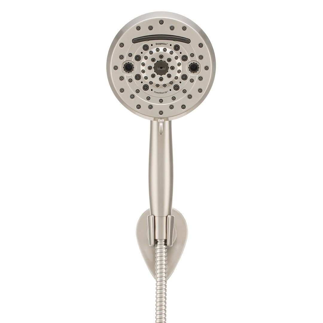 ETL 51479 1.8 GPM Powerblast RV Brushed Nickel Shower Head
