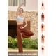 thumbnail image 5 of Pantalones de yoga Willit, vestido de pierna ancha, color caramelo, para mujer, talla XS, 5 of 6