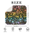 thumbnail image 4 of Dark Pioneer Flower Pattern Dish Drying Mat for Kitchen 1 Pack, Ultra Absorbent Microfiber Dishes Drainer Mats,16"x18", 4 of 6