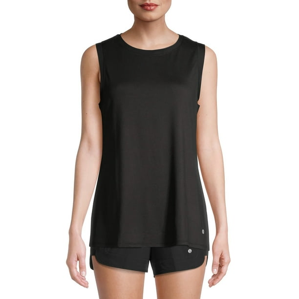 Apana Apana Women's Active Tank Top with Mesh Trim