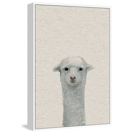 Press the Button Floater Framed Painting Print on Canvas