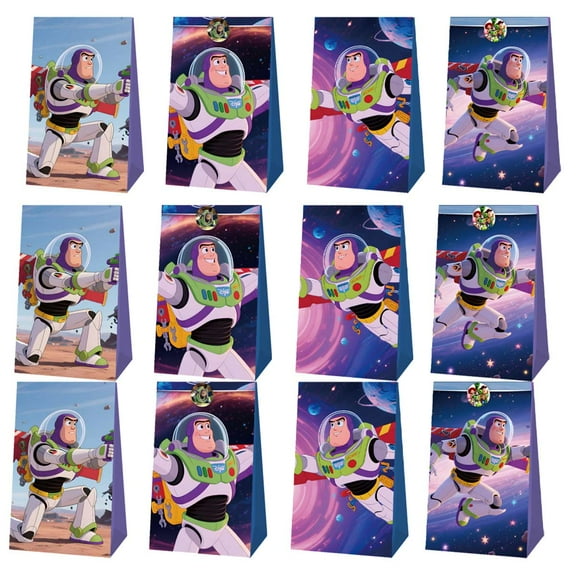 Buzz Lightyear Goodie Party Favor Candy Bags Birthday Decorations Treat Supplies
