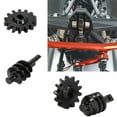 thumbnail image 4 of Daupanzees Axle Gear Overdrive Worm Differential 12T 13T 14T 16T Steel Gear Upgrade Parts for AX24 Axial SCX24 C10 Gladiator Bronco 1/24 RC Crawler Car, Truck Accessories Black 2PCS, 4 of 7