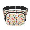 thumbnail image 1 of Disketp Crabs Shrimps Riñonera de Doble Capa, Bolsa de Cintura Ajustable para Viajes, Correr y Senderismo, Riñonera Ligera para Hombre y Mujer, 1 of 9