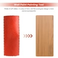 thumbnail image 4 of 4PCS Wood Graining Tool Set Rubber Pattern Wall Paint Painting for Decoration DIY, 4 of 8