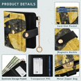 thumbnail image 5 of Small Wallet For Women Bifold Leather Pocket Coin Credit Card Holder With RFID Blocking The Black Cat Has Golden Eyes, 5 of 6