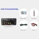 thumbnail image 5 of Potente Amplificador Audio 12 V 220 Micrófono Dual Compatible Con Dientes Subwoofer Azul, 5 of 9