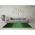 thumbnail image 3 of Ahgly Company Indoor Rectangle Abstract Emerald Green Contemporary Area Rugs, 3' x 5', 3 of 4