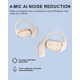 thumbnail image 4 of Auriculares abiertos ESCALURE inalámbricos Bluetooth 30 horas, blancos, 4 of 8