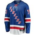 thumbnail image 2 of Men's Fanatics Matt Rempe Blue New York Rangers Home Breakaway Jersey, 2 of 3