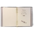 thumbnail image 2 of SmartChoice Funeral and Memorial Service Guest Register Book “in Loving Memory”, Burgundy Leatherette, Split Ring Format with Removable Pages, 7.25x10 Inches, 2 of 4