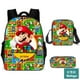 thumbnail image 2 of (Varios Estilos Disponibles) 3d Nuevo Estilo Mario Bolsa De Hombro Estuche De Lápices Escuela Primaria Estudiantes Super Impreso Comida, 2 of 4