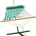 13' Cotton Rope Hammock w/ Hanging Hardware, Pad, and Pillow