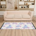 thumbnail image 2 of Yayeee Runner Rug for Bedroom 2'x6' Machine Washable Hallway Non Slip Mat, Pink Skates, 2 of 8