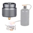 thumbnail image 6 of GARENDE 2xGas Adapter Fitting Adaptor Canister Converter Long Tank Tool , Black, 3 Pcs, 6 of 9