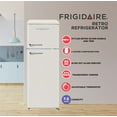 Frigidaire 7.5 Cu. ft. Top Freezer Refrigerator in Cream, Rounded