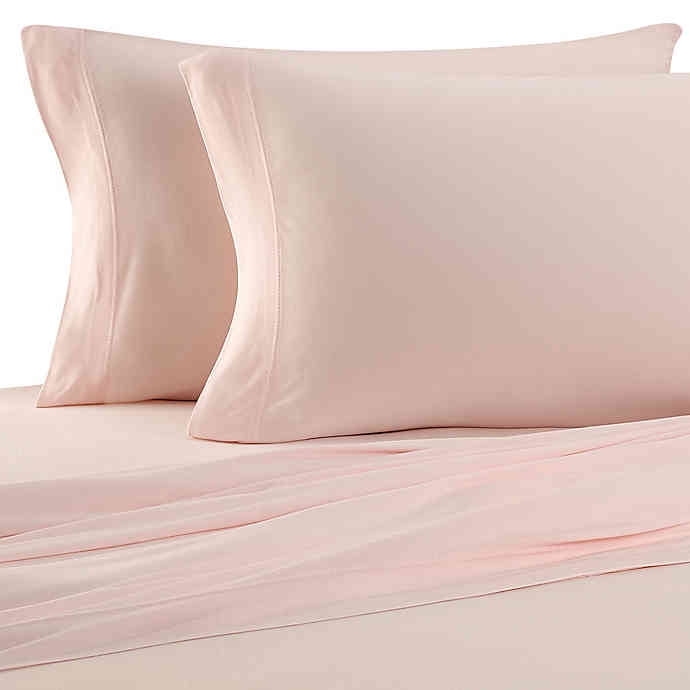 Pure Beech Jersey Knit Modal Twin XL Sheet Set in Pink