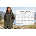 thumbnail image 3 of Enjoytime Windbreaker Jacket Women Long Sleeve Zip Up Hooded Long Rain Jacket Outdoor Hiking Travel Casual Outerwear with Pockets, 3 of 8