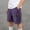 Purple, variant on Big Boys Outdoor Waterproof Quick Dry Cargo Shorts, Elastic Waist Multi Utility Pockets Windproof Fabric, Lightweight Hiking Travel Casual Bermuda Shorts for Kids Yellow 10 Years