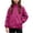 Hot Pink, variant on Girls Zip Up Jacket Light Weight Waterproof Jackets for Girls with Hood Boy's Long Sleeve Hooded Zip Up Jacket Medium and Large Kid's Outdoor Jacket Girls Clothes