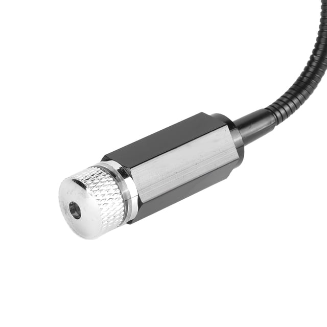 Luz de Cielo Estrellado para Techo de Coche USB, Proyector Ambiental Universal Románnico, Lámpara Decorativa, Azul y Morrado para Interior del Coche