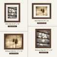 thumbnail image 3 of 11x14 Wooden Picture Frames,Display Photos 8x10 with Mat or 11x14 Without Mat,UV Protection Acrylic,Wall or Tabletop Display,Rustic Brown Set of 2, 3 of 7