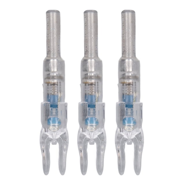 PE Lighted Nocksfor Arrows,3PCS Lighted Nocks for Lighted Nocksfor Arrows Outdoor Lighted Nocks Extended Durability