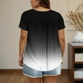 thumbnail image 3 of Plebaso Womens Plus Size Tops Summer Short Sleeve Tunic Top Oversized Shirts Casual Dressy Blouses, 3 of 6