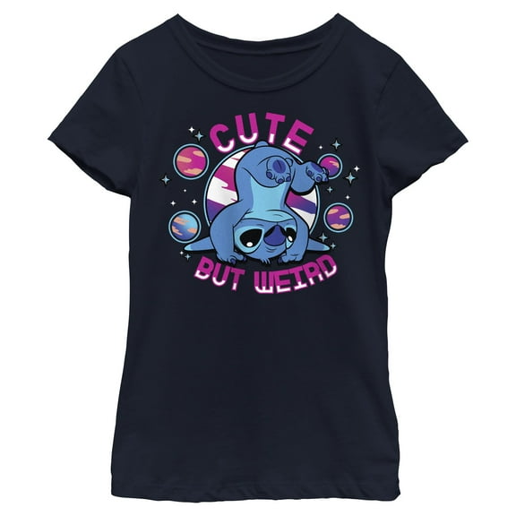 Girls Lilo & Stitch Cute But Weird T Shirt
