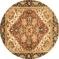 thumbnail image 1 of Ahgly Company Indoor Round Persian Brown Traditional Area Rugs, 7' Round, 1 of 4