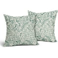 thumbnail image 2 of Teal Fern Leaves Pillow Covers 20X20 Inch Plant Leaf Floral Pine Decorative Pillow Cases Vintage Botanical Spring Summer Throw Pillows Set of 2 Farmhouse Home Decor for Sofa Porch Couch Outdoor, 2 of 6
