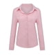 thumbnail image 1 of Tops de mujer, camisetas de manga larga, camisas con botones de lino y algodón, blusa tipo túnica fina con cuello en V para mujer, camiseta básica, camiseta de trabajo de oficina OL, 1 of 3