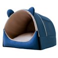 thumbnail image 2 of Cama para perros Gato Casa acogedora Cueva Perrera Cómoda Extraíble Cálida para interior Exterior Antideslizante Lavable Invierno Cama para dormir 40cmx33cmx28cm Sunnimix Cama nido, 2 of 6