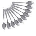 thumbnail image 1 of Under 10 Tableware 10Pcs 410 Stainless Steel Spoon Golden Plated Handle Metal Soup Spoon Set Kitchen Dinnerware Sets 15CM Small Teaspoons Stainless Steel Spoon Pack of Restaurant Bar Spoon, 1 of 9