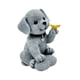 thumbnail image 5 of Estatua de perro con energía solar, estatua de jardín para perros, decoración de jardín al aire libre con luces solares, estatua de perro con energía, 5 of 9