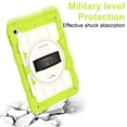 thumbnail image 7 of Kids Friendly Case for Apple iPad 9th 8th 7th Gen, for iPad 10.2" 2021/2020/2019 Tablet Case - with Rotate Wristband Hidden Stand Shoulder Strap Military Grade Shockproof Cover - Mint, 7 of 7