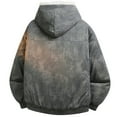 thumbnail image 4 of Men's Lined Hooded Outdoor Casual Style Coat For Autumn And Winter, 4 of 5