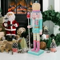 thumbnail image 7 of Mobestech Wooden Nutcracker Christmas Figurine Green Nutcracker Decor for Festive Tabletop and Holiday Display, 7 of 7