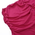 thumbnail image 4 of Okbabeha Female Solid Color High Waist Pleated Skirt Ruffled Short Dress, 4 of 9