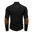 thumbnail image 7 of yillto Men Quarter Zip Sweater Tops Mock Neck Pullover Ribbed Knit Long Sleeve Fall Winter Clothes, 7 of 7