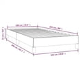 thumbnail image 5 of Bowery Hill Contemporary Twin XL Engineered Wood Bed Frame in Light Grey, 5 of 5